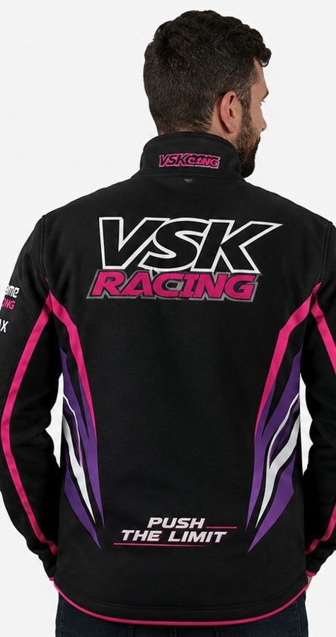 Veste softshell VSK Racing (dos)